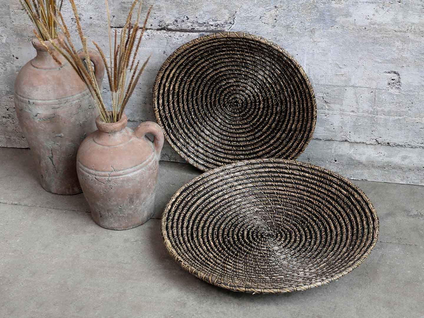 Wicker Tray - Set of 2