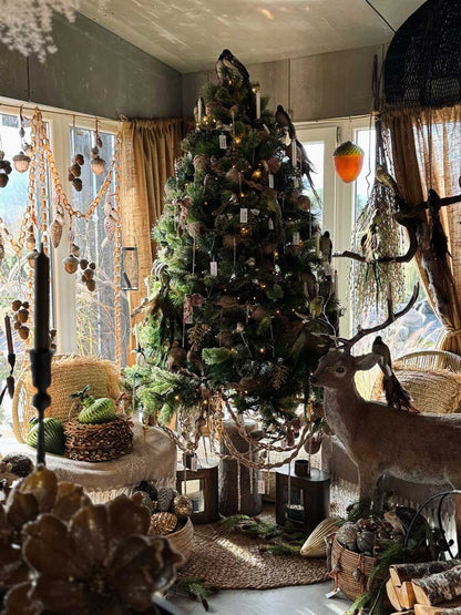 Christmas tree standard tree stump Ø 23x52 cm