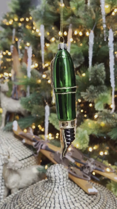 Glass Pen Ornament