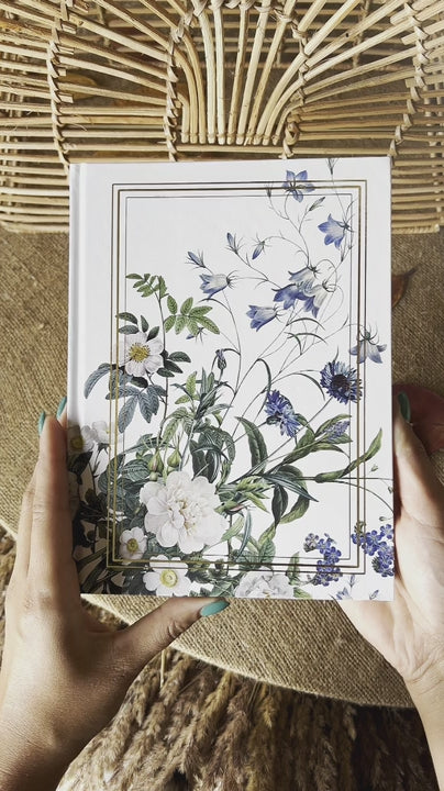 Notebook - Blue Flower Garden