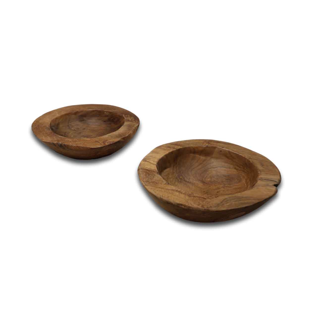 Teak Fruit Bowl - Natural - Small